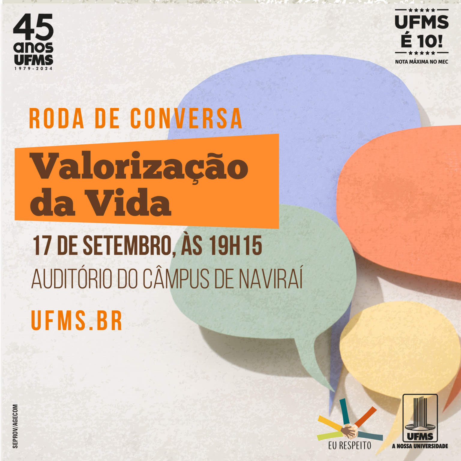 Palestra Da Roda » Câmpus de Naviraí promove palestra e roda de conversa sobre ...